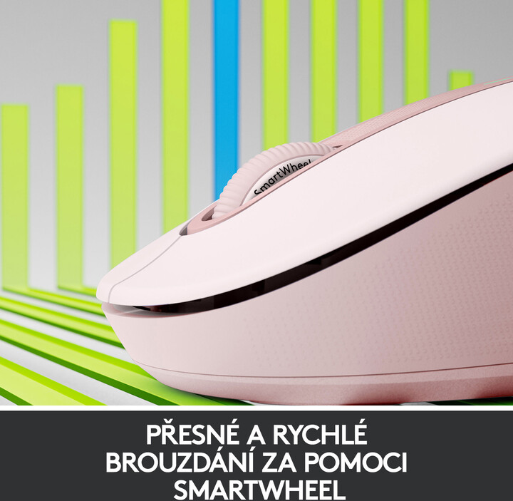 Maus Logitech M650, rozë