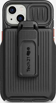 Mbështjellës telefoni Tech21 Evo Max T21-8933, për iPhone 13 6.1", me holster, i zi
