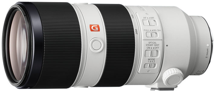 Lente Sony FE, 70–200mm,  f/2.8 GM OSS                 