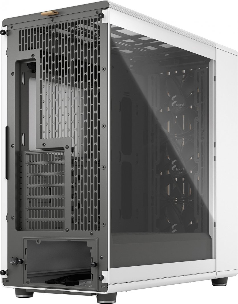 Kasë Fractal Design North XL Clear, e bardhë, Midi Tower