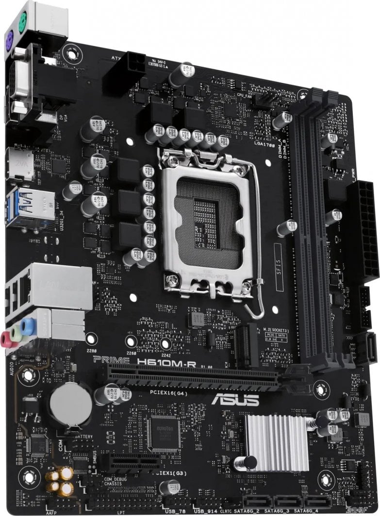 Pllakë amë Asus PRIME H610M-R OEM, Intel H610, Socket 1700, 2 slota, Micro ATX