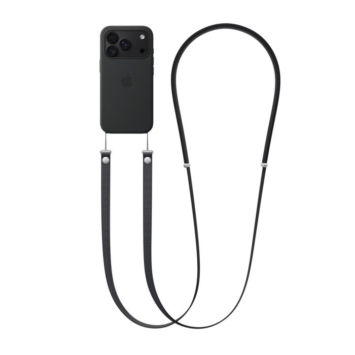 Apple Crossbody Strap, Black