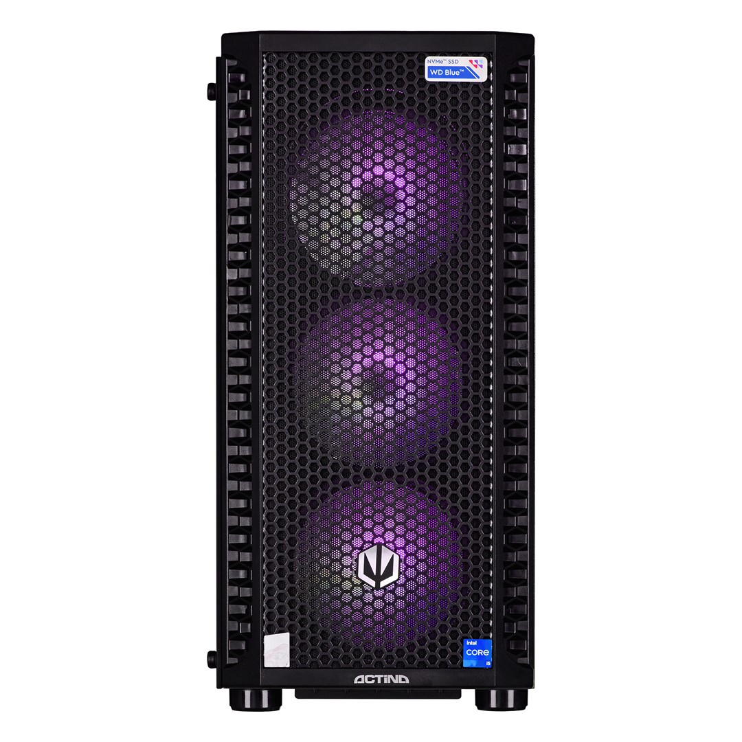 PC gaming Actina, Intel Core i5-13400F, 32GB RAM, 2TB SSD, RTX 4070 SUPER, i zi