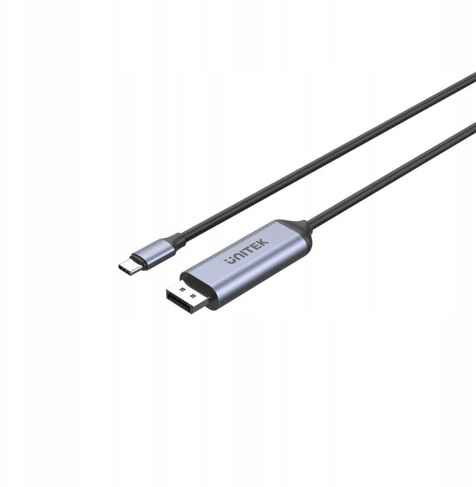 Kabllo video Unitek USB C në DisplayPort, 8K, 1.5 m, e zezë