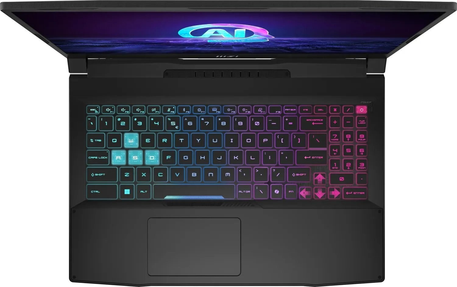 Laptop gaming MSI Katana A15 AI B8VF 487XPL, Ryzen 7 8845HS, 15.6" FHD 144Hz, 16GB RAM, 1TB SSD, RTX 4060, i zi