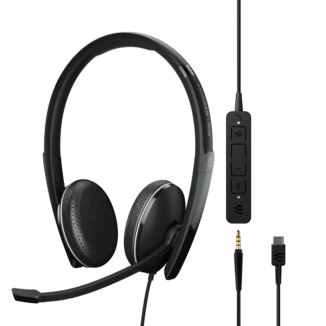 Kufje EPOS ADAPT 165T USB-C II, të zeza