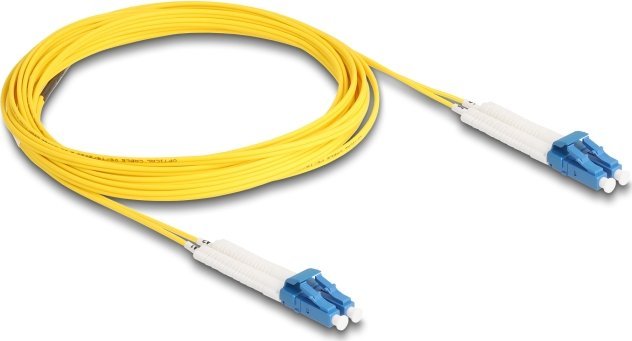 Kabllo fibër optike DeLOCK, LC Duplex në LC Duplex, Singlemode OS2, me kënd