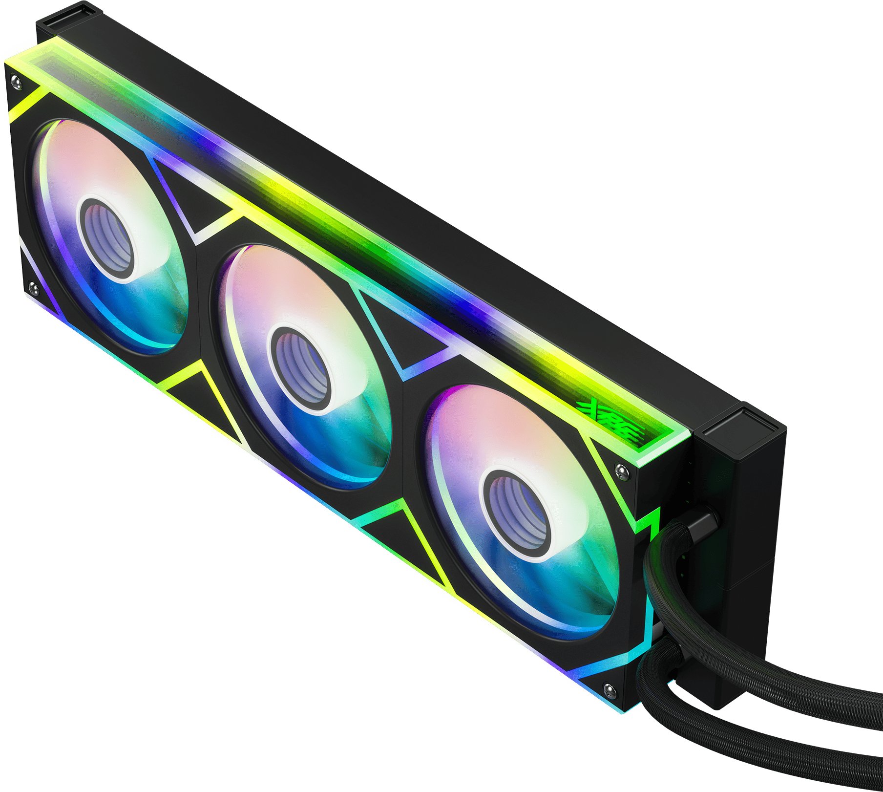 Ftohës uji CPU XPG Levante II 360, radiator 360 mm, RGB, i zi
