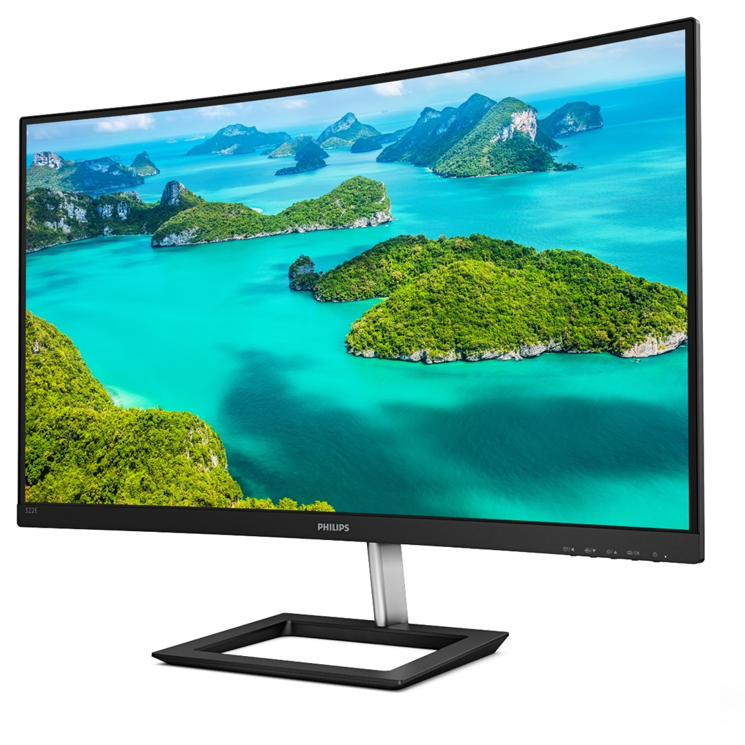 Monitor Philips E Line, 31.5", 1920 x 1080, Full HD, 75 Hz, i zi