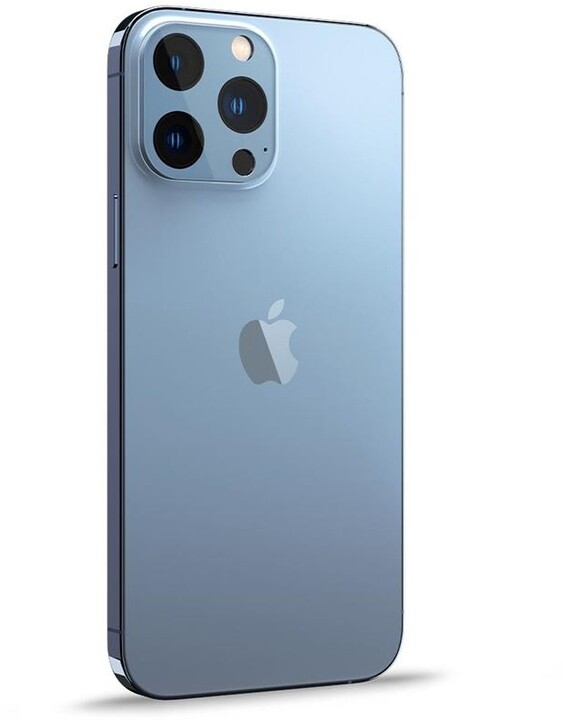 Xham mbrojtës Spigen tR Optik për iPhone 13 Pro/Max, 2 copa, kaltër