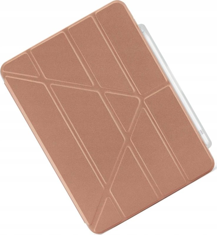 Mbulesë tablet Pipetto Origami No3 për iPad 10.9, gjenerata e 10, me mbajtëse Apple Pencil, rozë gold