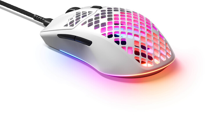 Maus SteelSeries Aerox 3 Snow, i bardhë