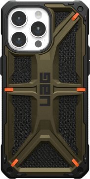 Mbështjellës telefoni UAG Monarch Kevlar për iPhone 15 Pro Max, 6.7", rezistent ndaj goditjeve, jeshile