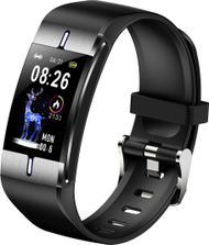 Byzylyk inteligjent Maxcom FW34, monitorim aktiviteti, njoftime smartphone, i zi