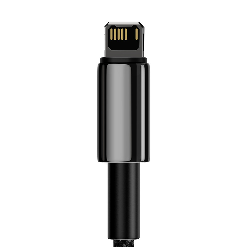Kabllo USB Baseus CALWJ-A01 USB A në Lightning, 2 m, 2.4A, e zezë