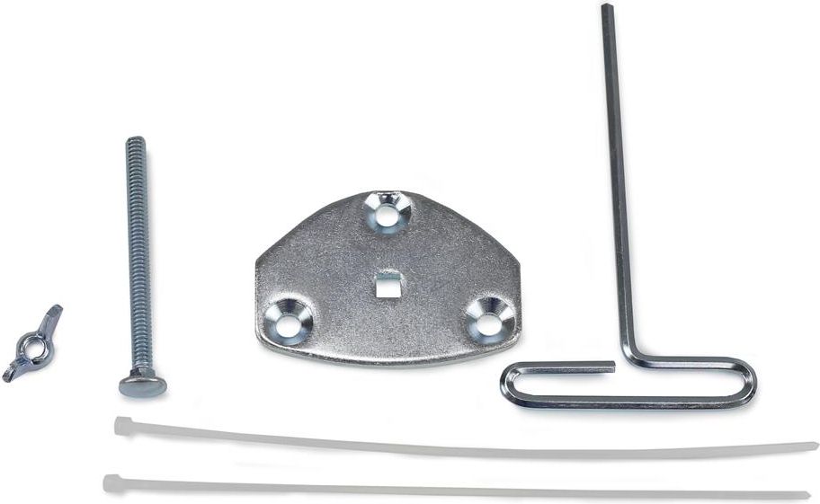 Mbajtëse tavoline Ergotron LX Grommet Mount 98-034, për krah monitori LX, metalike, e zezë
