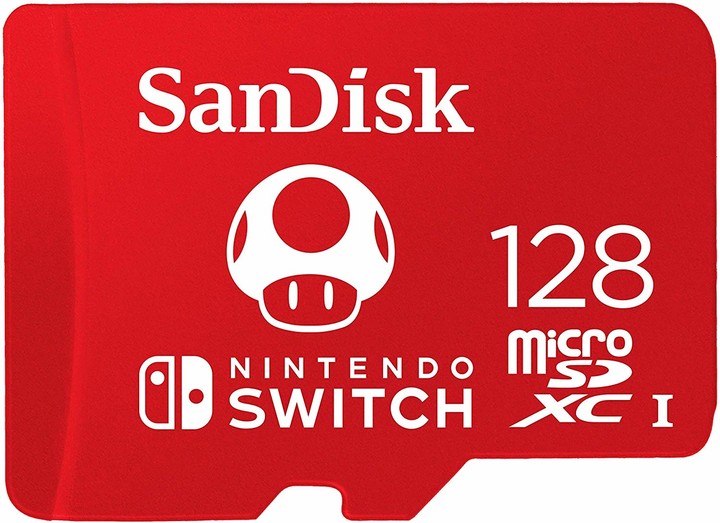 Kartë memorie Sandisk Micro SDXC për Nintendo Switch, 128GB