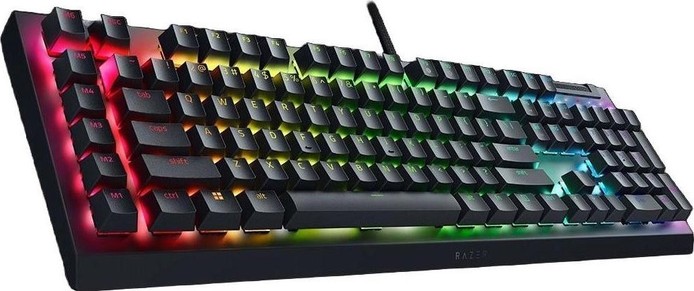 Tastierë Razer BlackWidow V4 X, mekanike Yellow Gen 3, RGB, e zezë