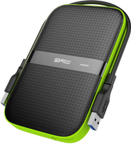 Hard Disk i Jashtëm Silicon Power Armor A60, 2TB, 2.5'', i zi dhe i gjelbër