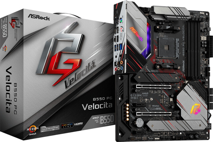 Pllakë amë ASRock B550 PG Velocita - AMD B550
