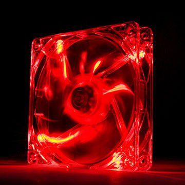 Ftohës Thermaltake Pure LED, 120 mm, i kuq