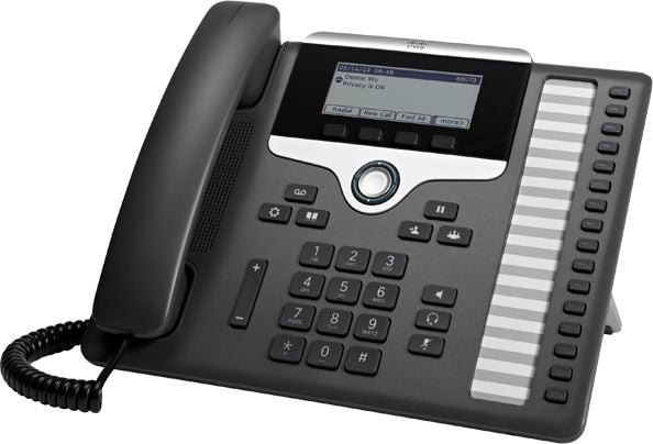 Telefon IP Cisco 7861, ekran 3.5", PoE Class 1, i zi