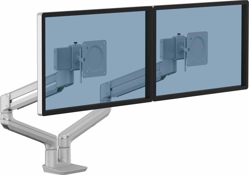 Krah tavoline për monitorë Fellowes TALLO 8613101, për 2 monitorë deri 40", argjendtë