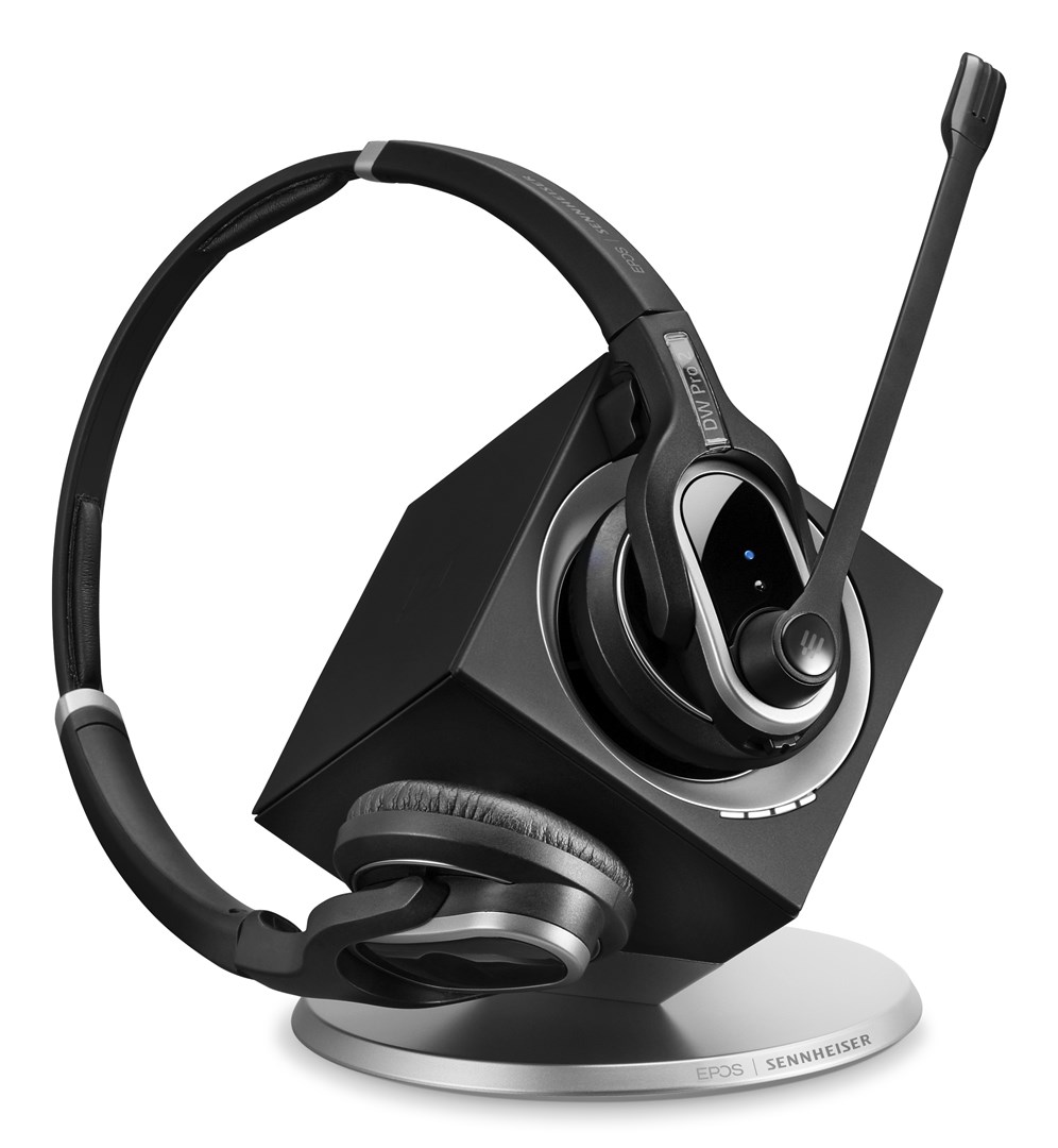 Kufje wireless EPOS | SENNHEISER IMPACT DW Pro 2 PHONE, 12 orë, të zeza/argjendtë