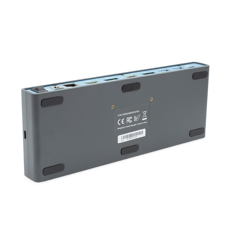 i-Tec USB 3.0 / USB-C Dual Display Docking Station + Power Delivery - docking station - USB-C 3.1 / Thunderbolt 3 - 2 x HDMI, 2 x DP - GigE