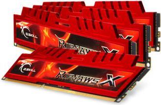 Memorie G.Skill RipjawsX, DDR3, 32 GB, 1600 MHz, CL10, F3-12800CL10Q-32GBXL