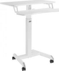 Punishtore mobile Ergo Office, rregullim lartësie, dy platforma, e bardhë