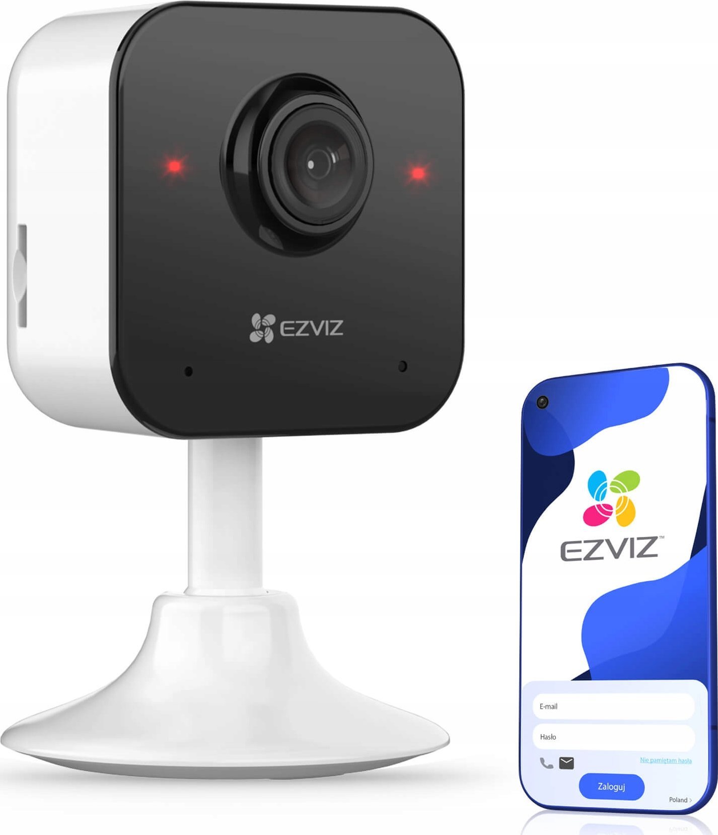 Kamerë e brendshme EZVIZ H1c, Full HD, Wi‑Fi, e bardhë