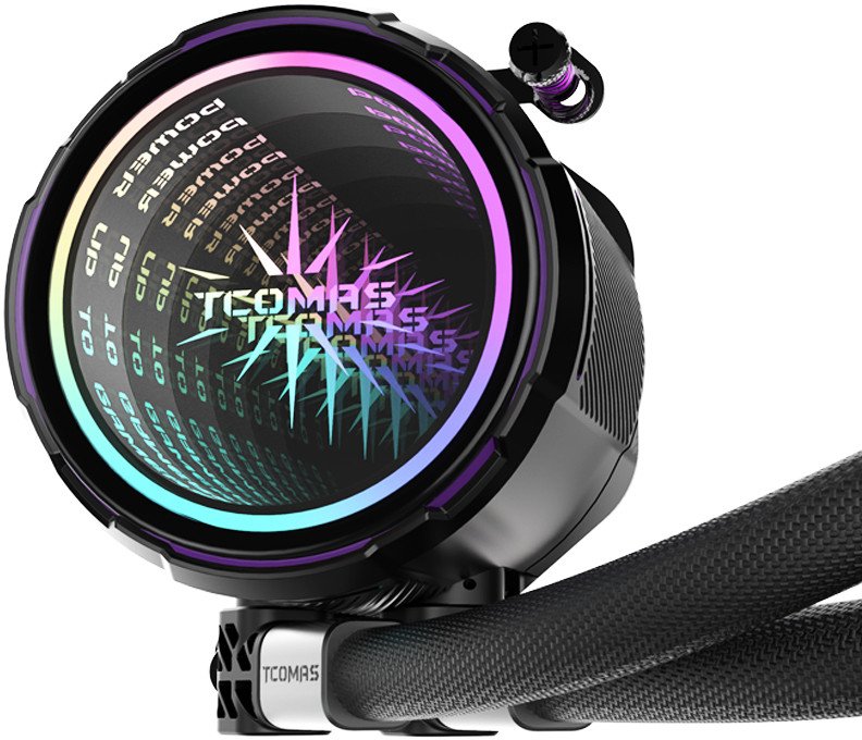 Водено ладење за процесор Tcomas LA200 360, радијатор 360 mm, ARGB, црно