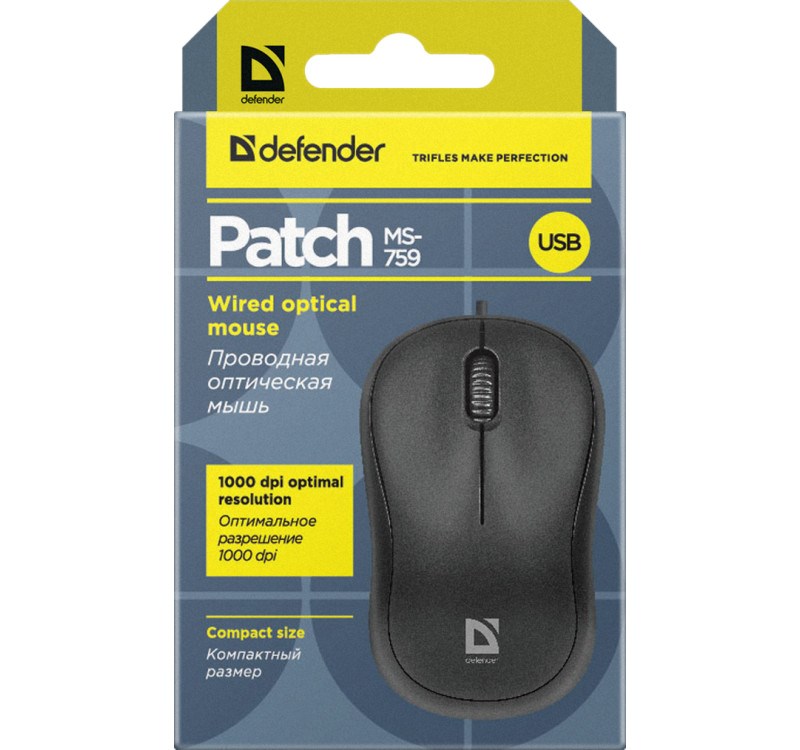 Maus Defender MS-759, USB, i zi