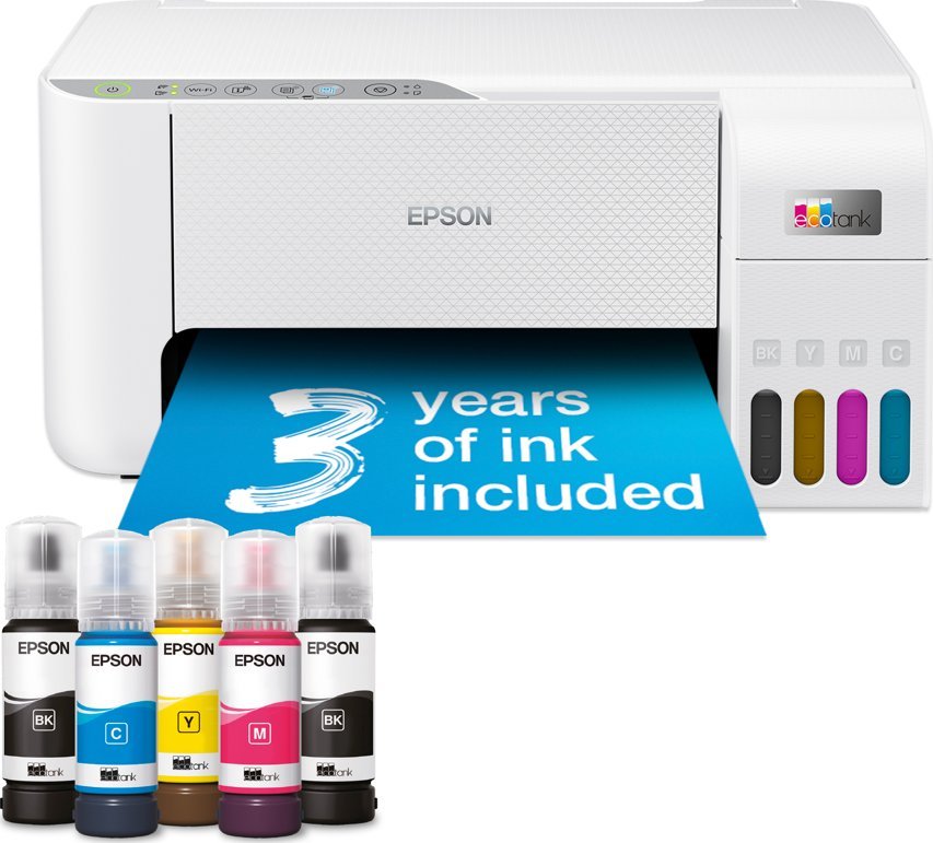 Мултифункционален принтер Epson EcoTank L3276 (C11CJ67436), формат A4, резолуција 5760 x 1440 dpi, WiFi, во боја