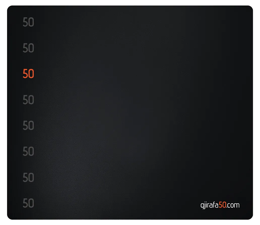 Mauspad Gjirafa50 Fiftypad Bold - L