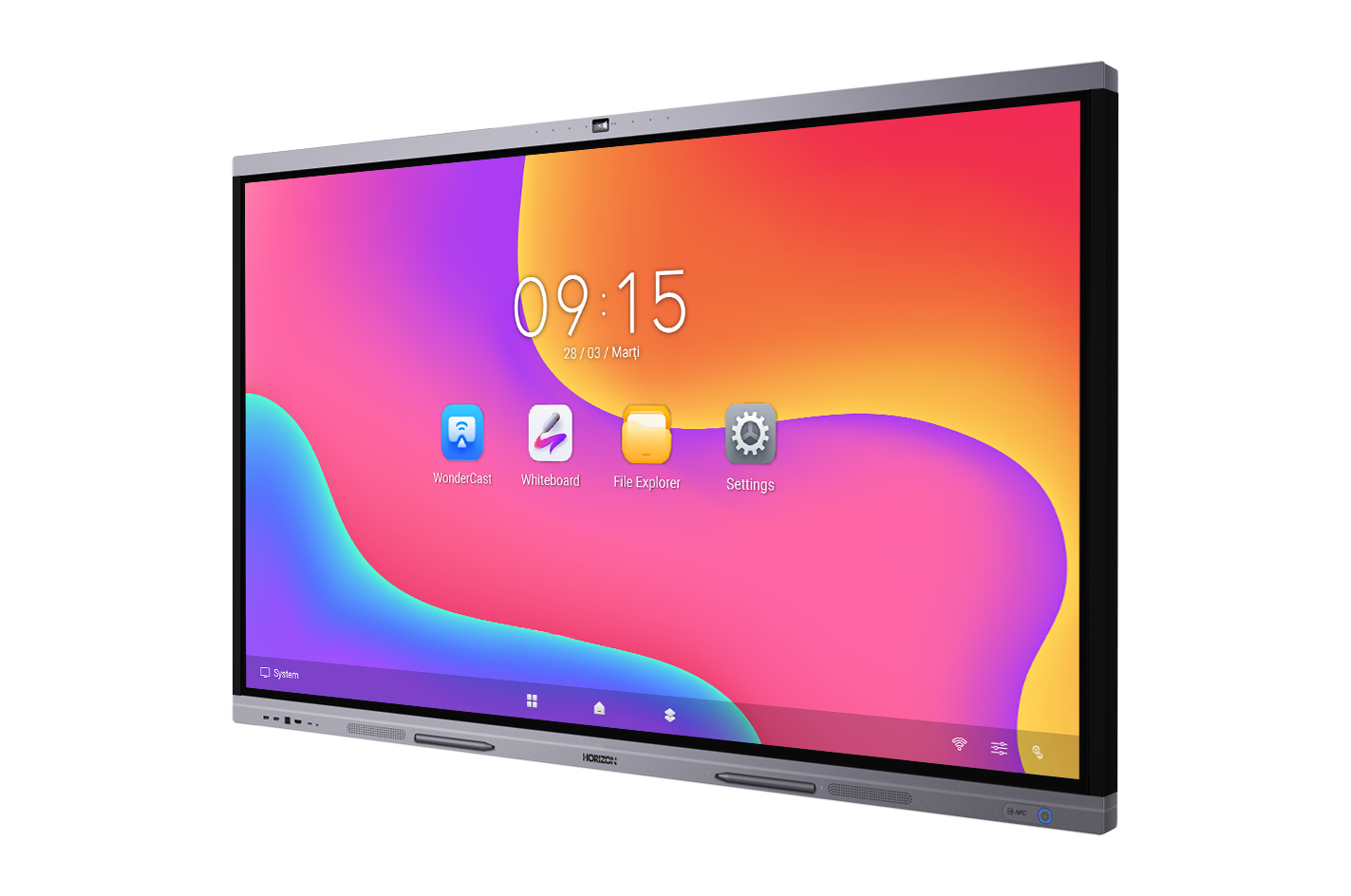 Ekran interaktiv Horizon A3C A13, 65", 4K UHD, i zi
