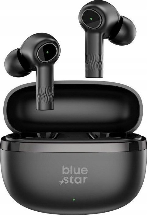 Kufje pa tela Blue Star TWS AC20E, ANC dhe ENC, Bluetooth 5.4, të zeza
