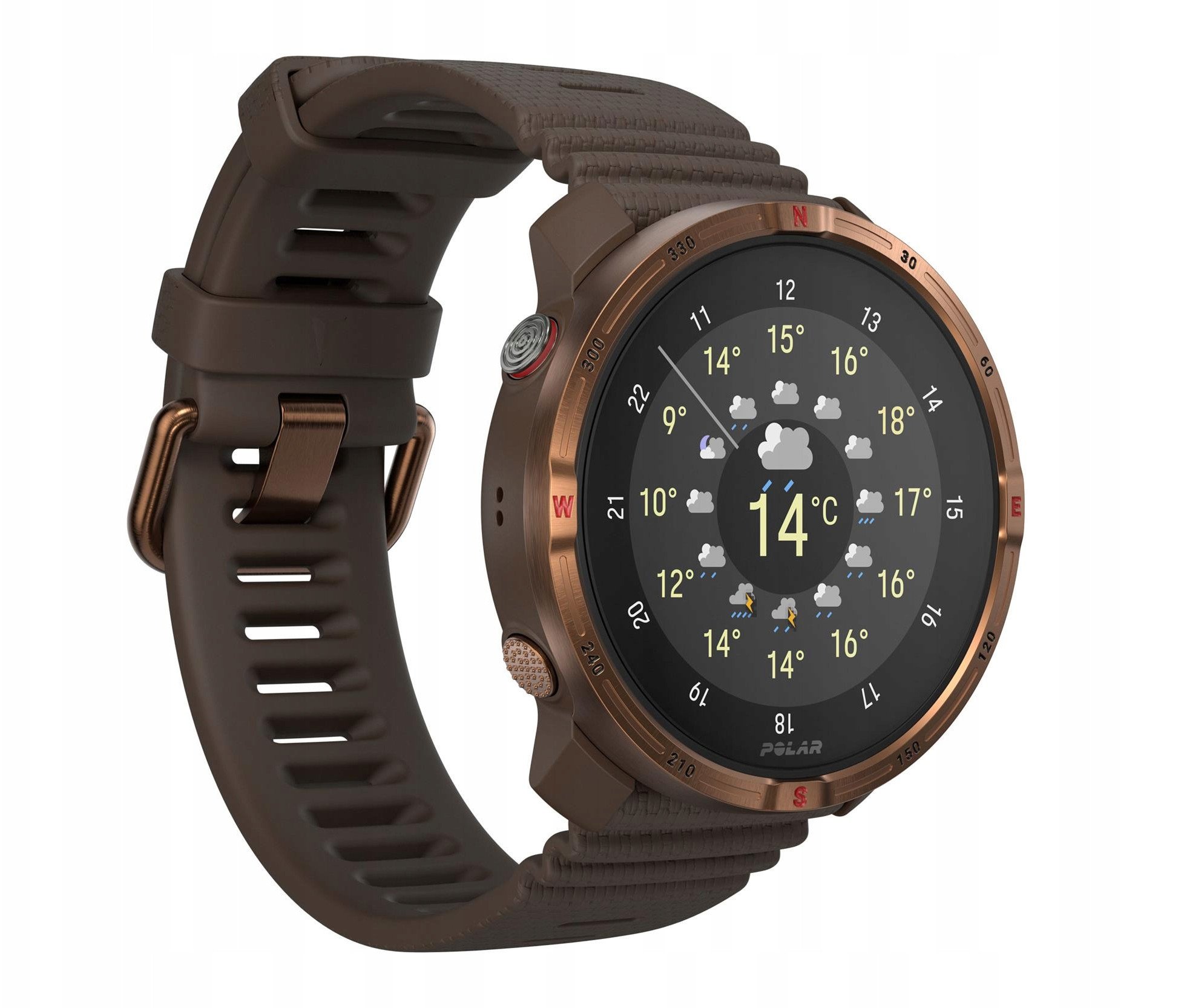 Ora sportive Polar Grit X2, AMOLED, GPS, e zezë