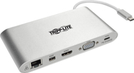 Docking station Eaton Tripp Lite U442-DOCK1, USB C, Gigabit Ethernet, argjendi
