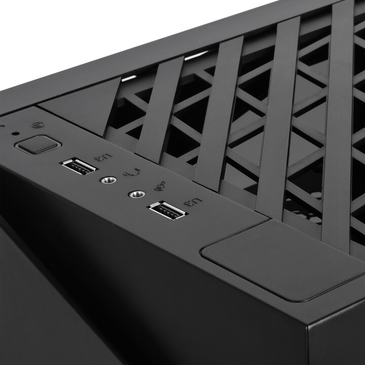 Kasë kompjuteri SilverStone Lucid LD03, TG, e zezë