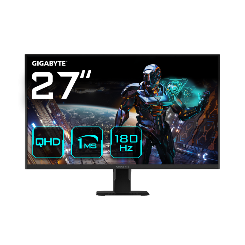 Monitor gaming GIGABYTE GS27QA, 27", 180Hz, QHD