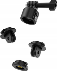 Adapter magnetik TELESIN Quick-release, me vidë 1/4", për kamera aksioni, i zi