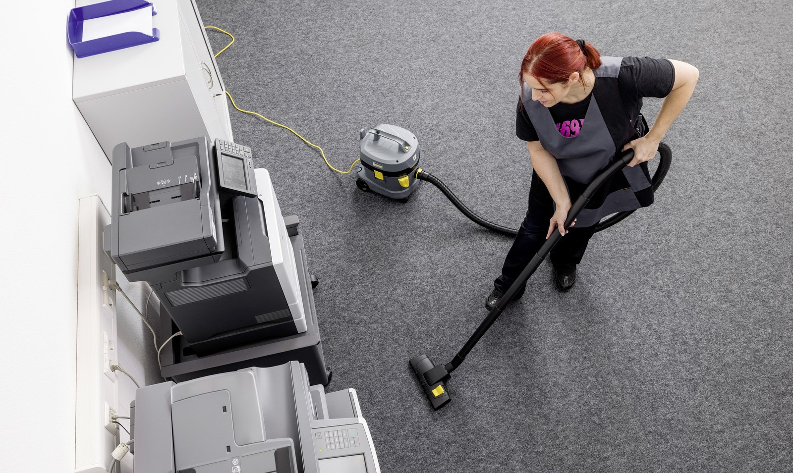 Fshesë industriale me korrent Karcher T 11/1 Classic, 11L, 850W, e verdhë