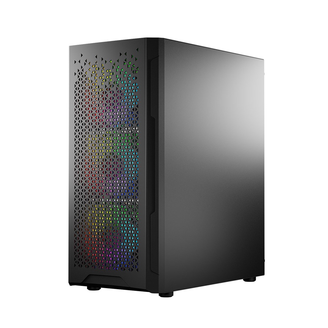 Kutia kompjuterike Logic Concept Aramis, MIDI Tower, ARGB, e zezë