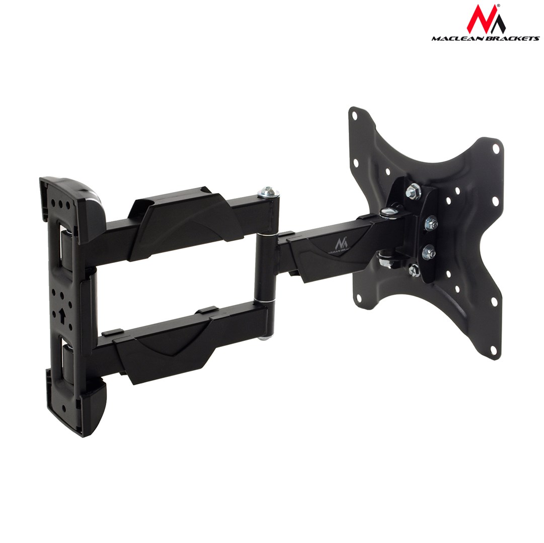 Mbajtëse muri për TV Maclean MC-742, 13-42", VESA 200x200, 30kg, e zezë