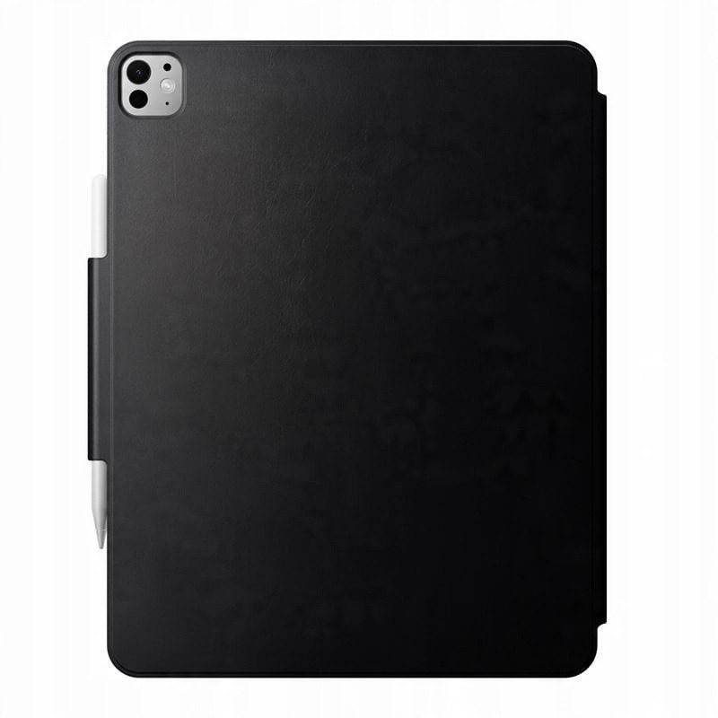 Kuti mbrojtëse Nomad Leather Folio, për iPad Pro 11" M4, lëkurë, e zezë