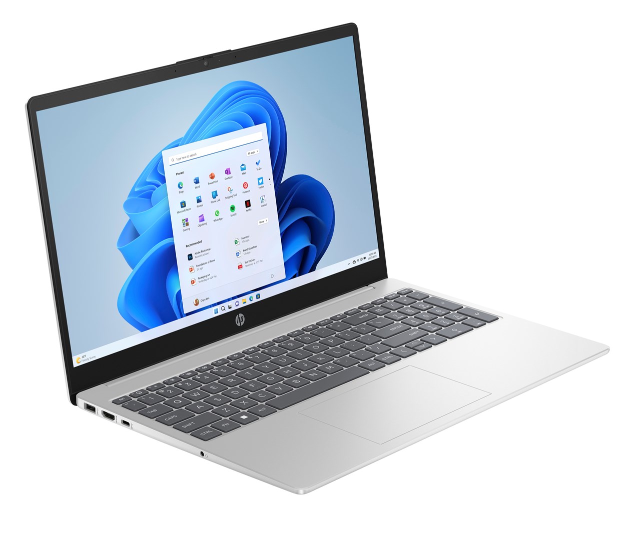 Laptop HP 15-fc0217nw, Ryzen 7, 15.6", argjendtë