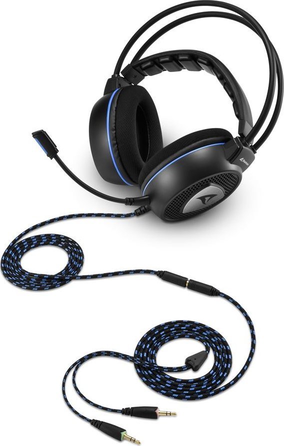 Kufje gaming Sharkoon Skiller SGH10, stereo, 40mm, të zeza