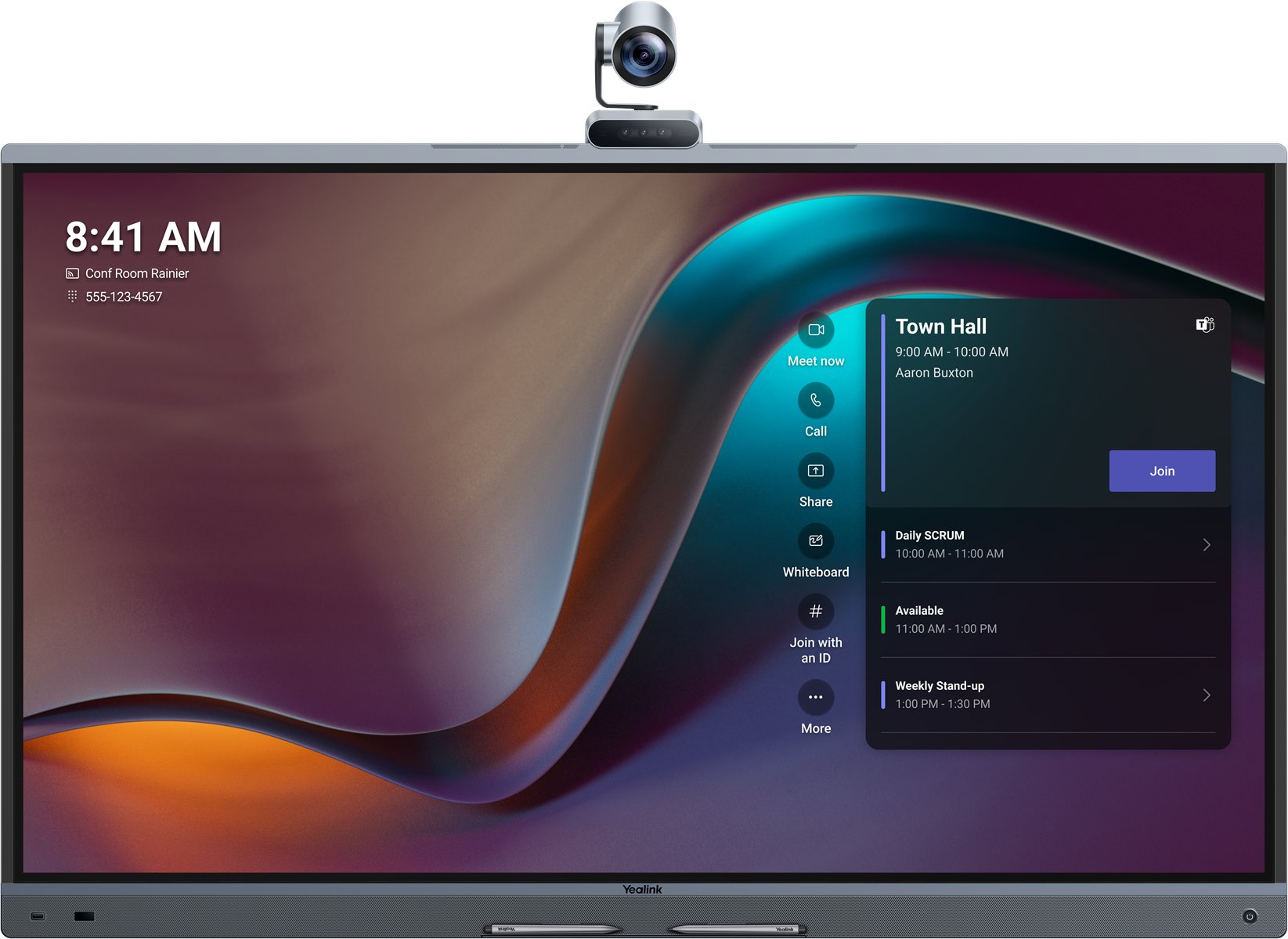 Ekran bashkëpunimi Yealink MeetingBoard 75 Pro MB75Pro A02, 75", 4K, i bardhë